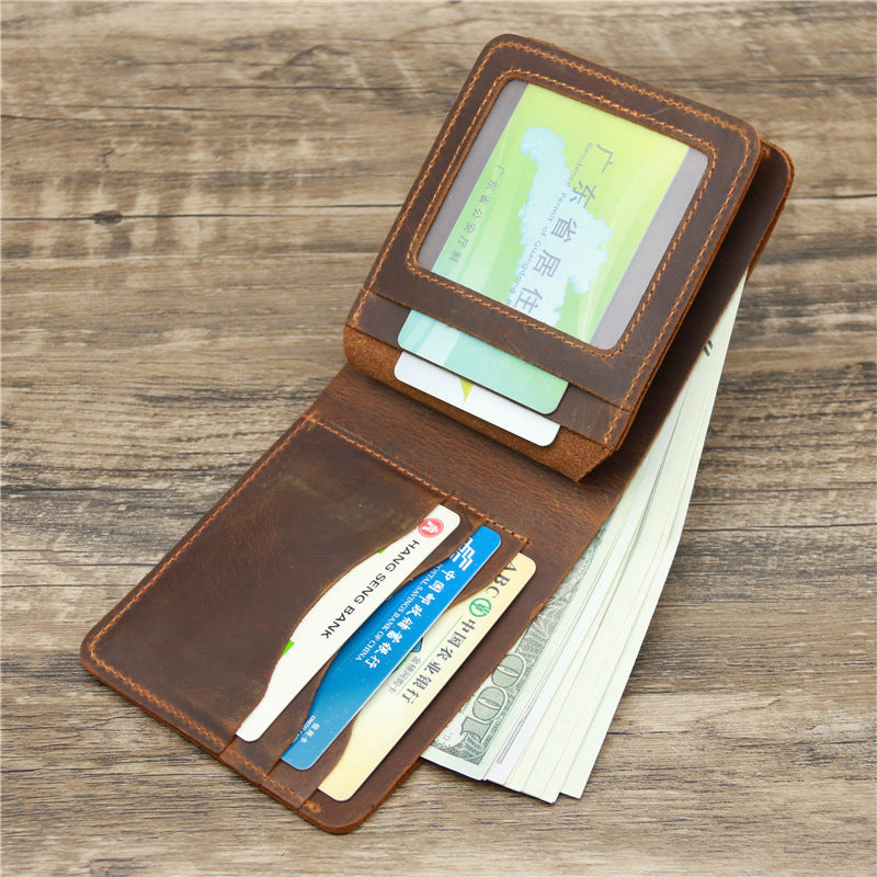 Men's Card Holder Genuine Leather Wallet