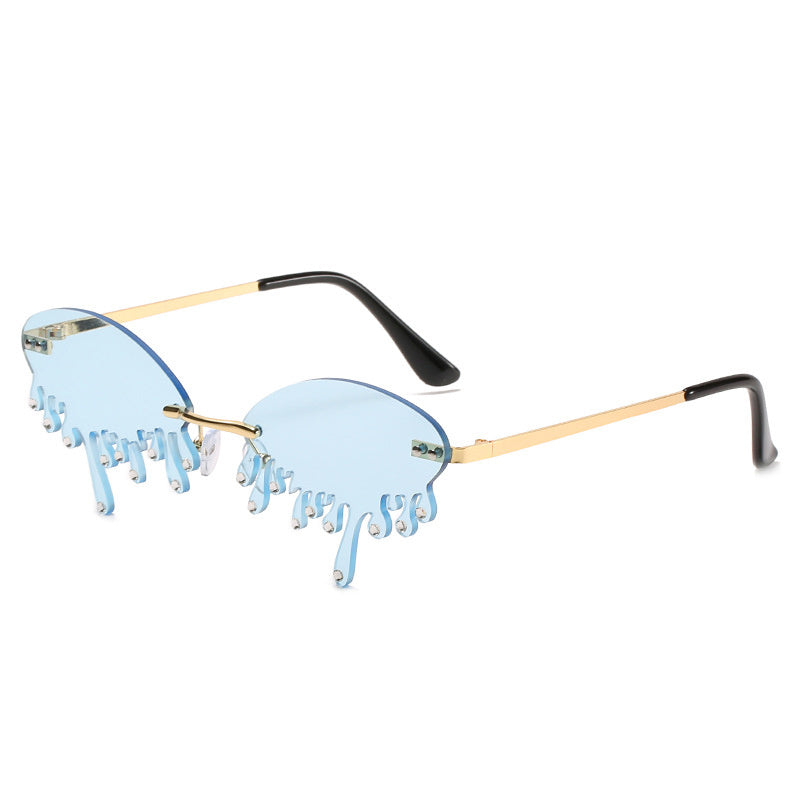 Sunglasses Personality Tear-shaped Visor Glasses