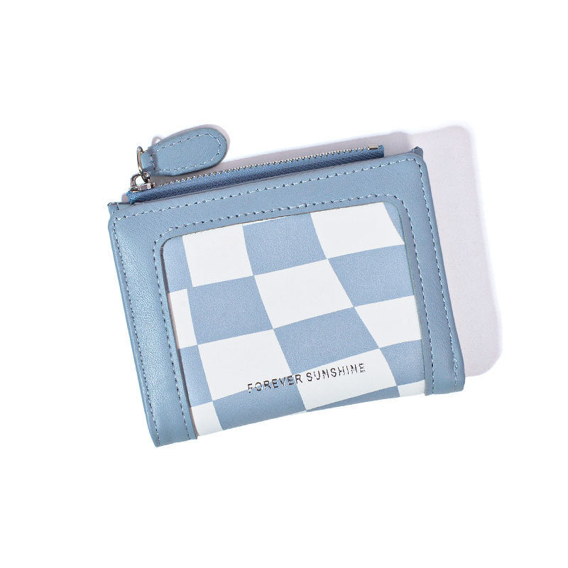 Women's Wallet Short Zipper Buckle