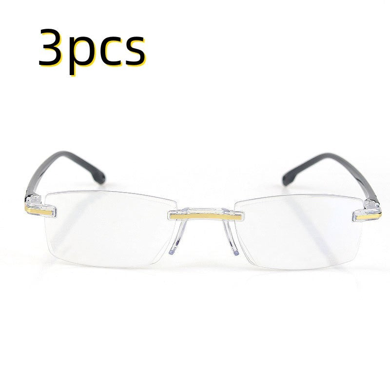 The New Diamond Cut Edge Reading Glasses Frameless