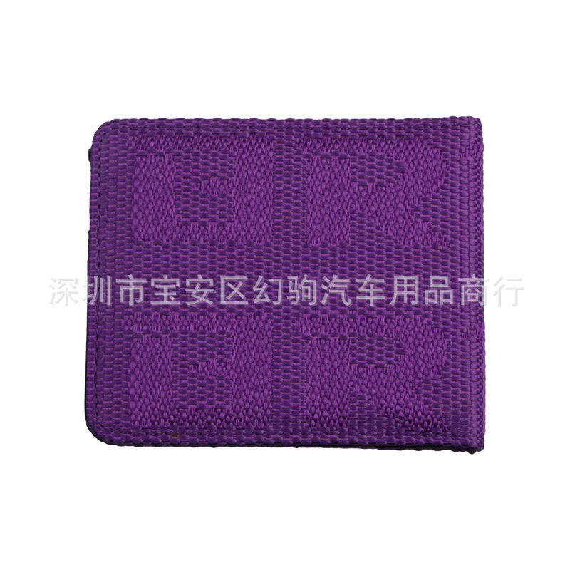 Car Modified Wallet Racing Modified Fabric Short Wallet