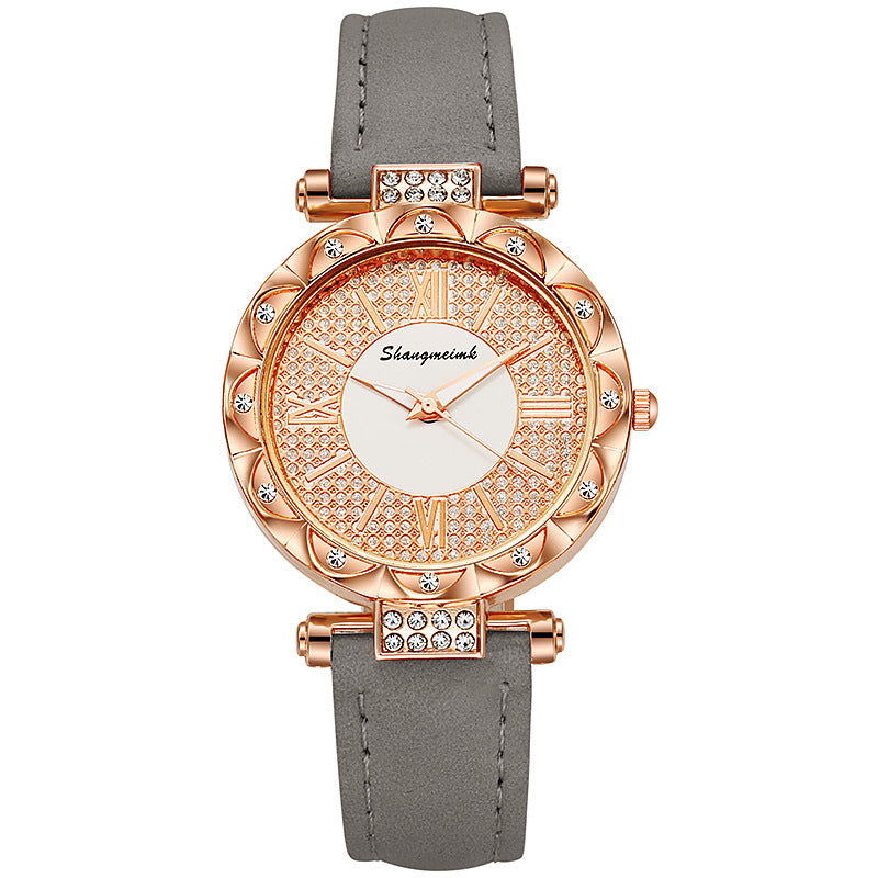 Diamond-encrusted Starry Belt Women's Quartz Watch