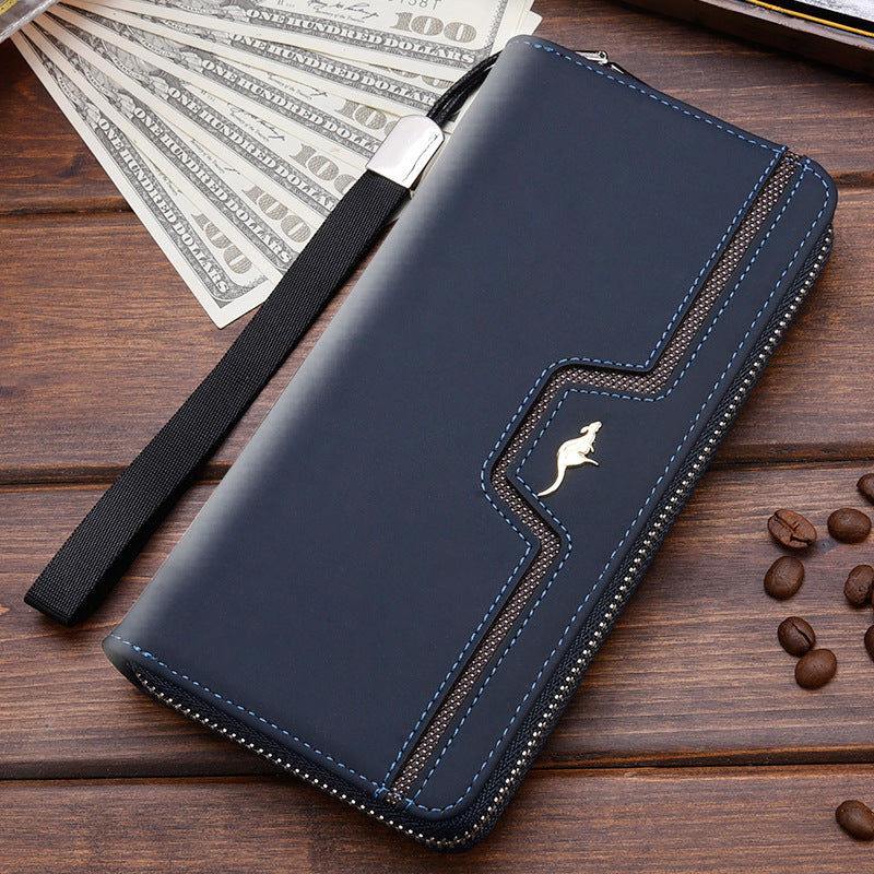 New Men's Wallet Long Zipper