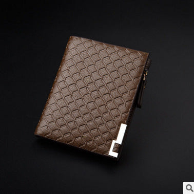 Men's Wallet Short Business Embossed