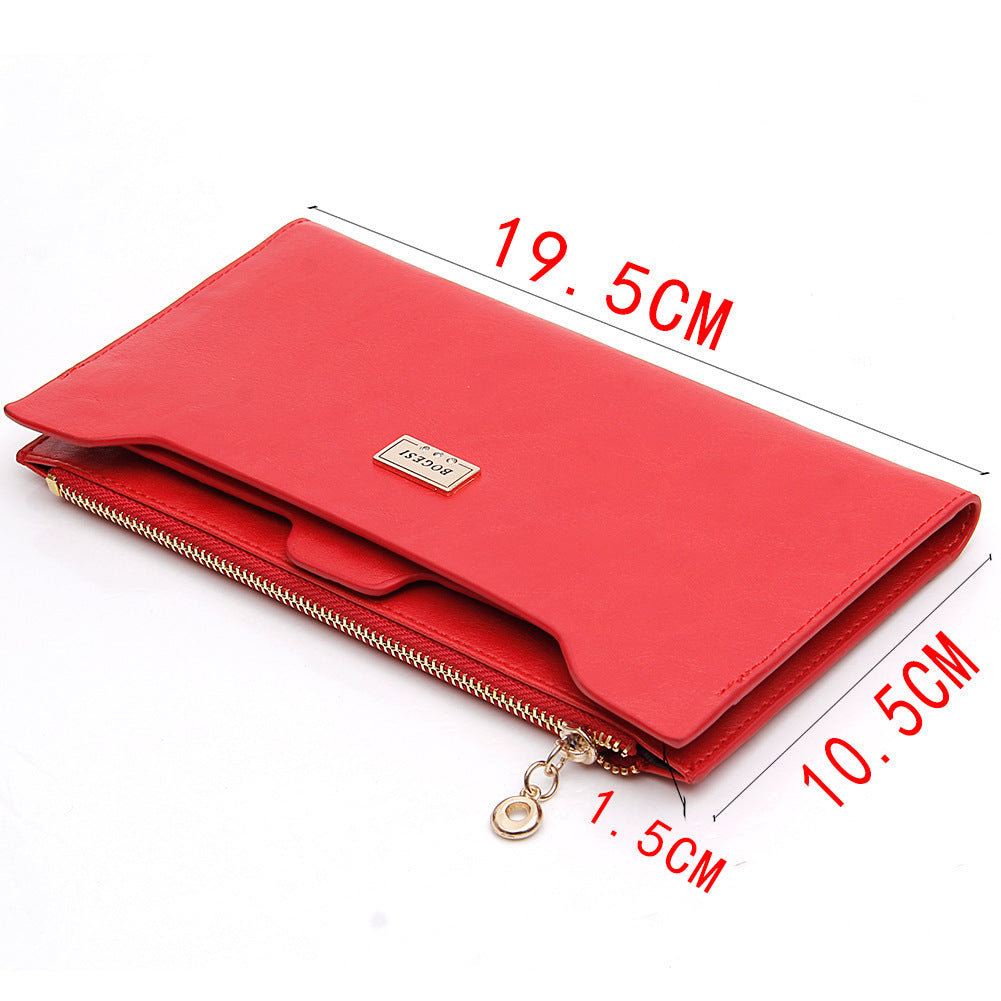 Women's Creative Zipper Short Wallet Money