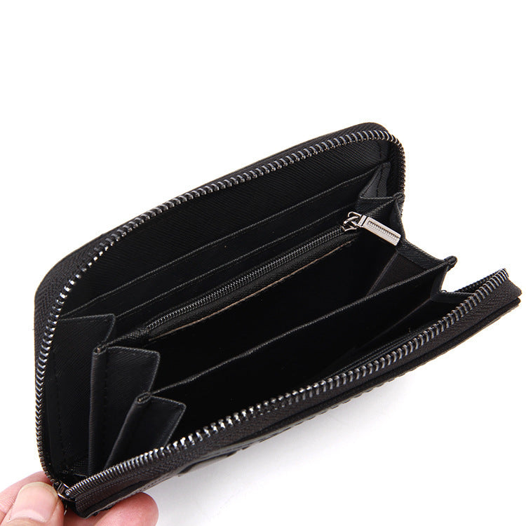 New Fashion Diamond Leather Luminous Wallet